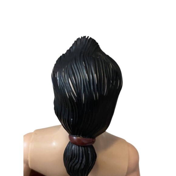 Disney Gaston Doll Beauty and the Beast Figure Black Hair Ponytail 12" Read - Picture 6 of 6